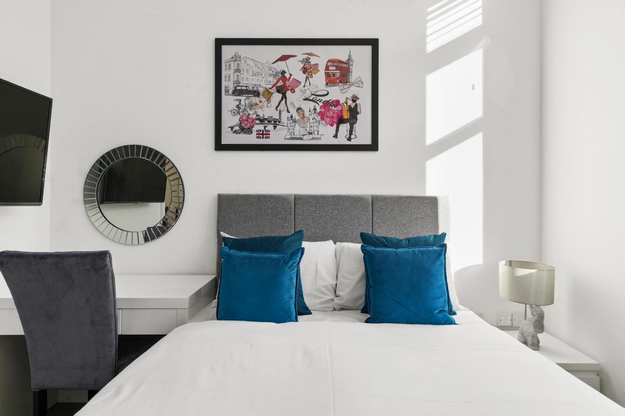 City Prime Apartments ロンドン エクステリア 写真 A bedroom at the hotel