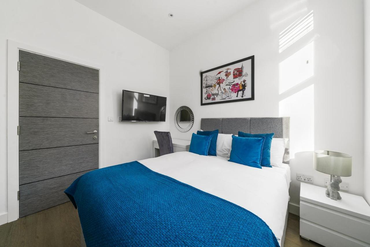 City Prime Apartments ロンドン エクステリア 写真 A bedroom at the hotel